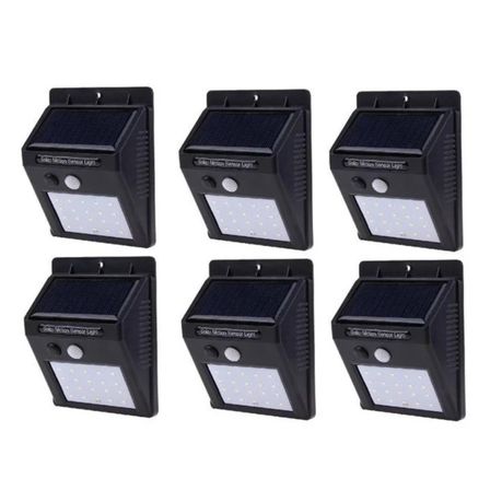 20 LED Solar Powered LED Wall Light with Night sensor Pack 6_0